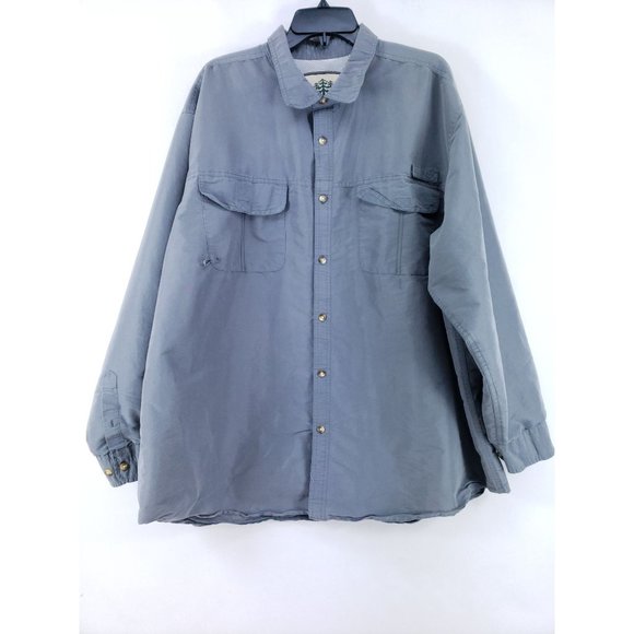 Tallwoods Long Sleeve Vented Shirt Men's Size XXL Gray - Picture 1 of 7